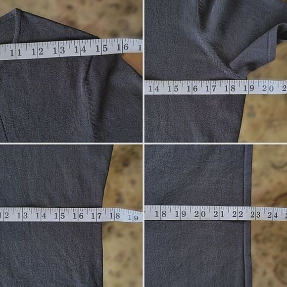 Vtg Rodier black lightweight knit sweater set - Picture 7 of 16